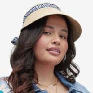 *3 for $30* Straw Visor with Ribbon - Beach Swim Summer Hat